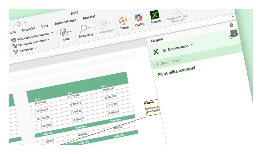 Faster decision support in Exopen